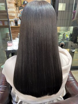 髪質改善　ツヤ髪　サイエンスアクア　韓国風