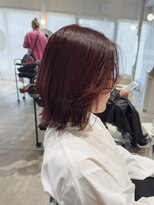 ストレータ バイ マリオ(Strata by mario)&nbsp;〈宮本〉ブリーチ無しWカラー×カシスピンク