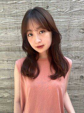 ロンドプランタン 恵比寿(Lond Printemps) ツヤ髪ブラウンふんわり顔周りカット