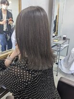 オズ 安積店(OZ)&nbsp;ダブルカラー外ハネボブインナーカラーハイライトケアブリーチ