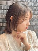 30代40代大人女性/前髪ありショートボブ/ショートヘア/髪質改善
