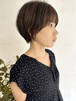 トレヘアー 京都 烏丸(tRe hair)&nbsp;ショートカット　ハイライト　顔まわり