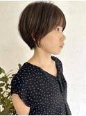 ショートカット ハイライト 顔まわり
