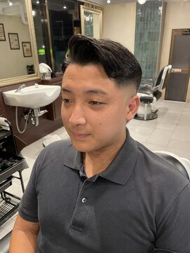 グレイスフルバーバーロンドン 大宮店(Graceful Barber London) 【30代 男性】ロンドンクラシカルビジネス七三スキンフェード