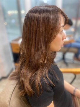 ソイクフ(SOY KUFU) 20代30代40代◎大人可愛い小顔に見せるヘアネビージュワンレン