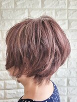 松本平太郎美容室 国立店 グラデーションショート×イノア×ハイライト/30代40代50代60代