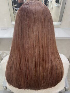 ユニック コウベ(unique KOBE) 髪質改善カラー×ピンクベージュ