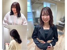 【北詩羽】暖色、ピンク、ラベンダー系ヘアカラーで可愛く♪@_c.n.g___k.oto