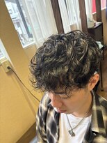 ヘアーズ はれるや(hair's) ツイストスパイラルパーマ黒髪短髪ツーブロック