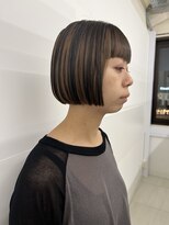 イディア ノブ アカデミー 池袋東口(IDEA NOV ACADEMY)&nbsp;□ワイドバングｘボブ□【高田馬場髪質改善】