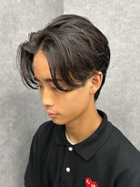 ニュアンスパーマセンターパートサイドパート韓国カルマパーマ