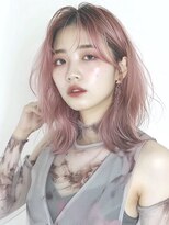 モードケイズ 調布店(MODE K's)&nbsp;ダブルカラー_韓国レイヤーカット顔周り調布ハイライト