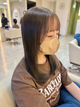 アームス リレーション(Arms Relation) オリーブブラウン 艶 ベージュ アッシュ 髪質改善