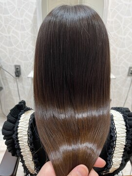 モコ(MOCO) ロイヤルショコラグラデーションナチュラルスリークロング