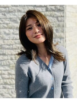 ラディウス ヘアー(Radius hair) 30代×ミディアムレイヤー