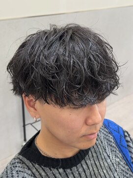 ビカムメンズヘアー 栄店(become men's hair) くるくるしないシャドウパーマ／無造作／名古屋メンズヘア