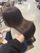 ハピネス 梅田茶屋町店(HAPPINESS)&nbsp;レイヤー/韓国ヘア/顔周りカット/ブリーチなし/ヘーゼルベージュ