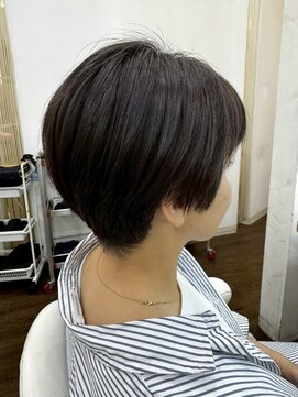 ガーデン 西川田店(garden) 宇都宮ショートカット白髪ぼかしハイライト白髪染め髪質改善