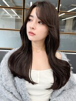 キュレア(C..ure.are)&nbsp;髪質改善カラーくびれ巻き髪ロングヘア透明感春カラーグレージュ