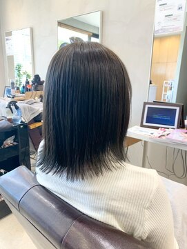 リレーション(Relation) バレイヤージュカラー似合わせカット大人可愛い小顔カット