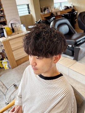 ロルド シェリ(Rold Cheri) 【山本智文】シャドウパーマメンズマッシュ