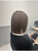 肌魅せベージュ♪ぷつっとまとまるタッセルボブ