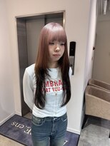 アヴァンスアンス 広島袋町店(AVANCE.ens)&nbsp;ピンクベージュ × ブラウン