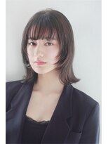 モッズ ヘア 新宿サウス店(mod's hair)&nbsp;顔まわりレイヤー×外ハネミディアム