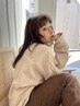 【*髪質改善*】地毛風アイロンストレート+カラー+高補修5stepTr