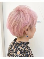 シェリ ヘアデザイン(CHERIE hair design) ショート×ホワイトピンク☆