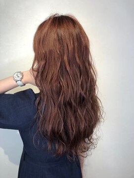 アンダーバーホワイト 高槻店(_WHITE) 【ブリーチなし】レッドベージュカラー◎