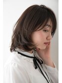 【加藤貴大】30代40代人気 大人可愛い小顔レイヤー 毛先パーマ