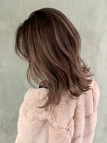 アイティー バイ アルバム 浦和店(IT by ALBUM)&nbsp;ピンクグレーバレイヤージュ_ホワイトアッシュ_ba311811