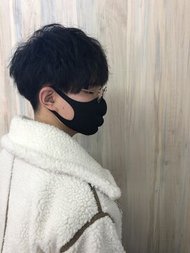 ヘアショップ ホップエム(HAIR SHOP HOP M) マッシュウルフ→マッシュ