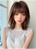大人かわいいフェザーバング愛され外ハネボブ30代吉祥寺