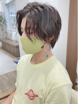 モリオフロムロンドン 松戸店(Morio from London) 【松戸 岩口】サイドパート外ハネマッシュショート