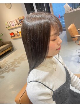 ドリップ(drip.) ストレートヘア/シアーグレージュ