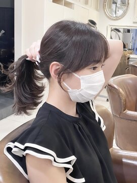 ネオリーブアイム 横浜西口店(Neolive aim) 結んでも可愛く品のある顔周りカット【横浜】