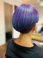シンク 豊中店(sync)&nbsp;ムラサキ～ネイビーブルーへグラデーション！キレイ色もお任せ！