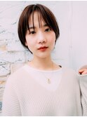 丸みショートボブ