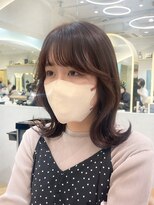 ロンドプランタン 恵比寿(Lond Printemps)&nbsp;くびれミディアム×ほんのりピンクベージュ　イノアカラー