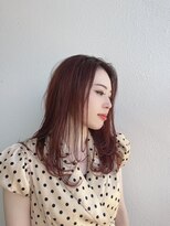 イキ 表参道(iki omotesando)&nbsp;ミディアムヘア/スラッシュ/グレージュカラー/デザインカラー