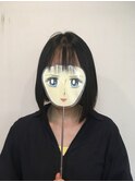 縮毛ショートです。まっすぐ!!!
