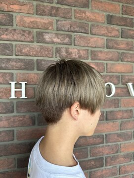 イーハトーヴ(IHATOV) ミルクティーベージュ メンズ/ハイトーンカラー