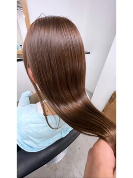 レーベル(LABEL) 【LABEL】水素カラーで叶える透け感ブラウン