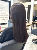 髪質改善トリートメントミルクティーベージュカラーくびれヘア