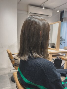 クラップス 上大岡(CLAPS) オリーブベージュ/ハイライト/切りっぱなし/赤み消し