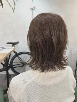 ヌーヘアーフォルマ(N.U hair=forma)の写真/【大野城/南ヶ丘】≪エイジングサインが気になる方へ≫白髪抑制カラーでいつまでもお気に入りのスタイル＊