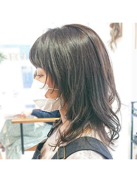 ラボヌールヘアーリアン 川越店(La Bonheur hair Lien) ロングウルフデザイン☆