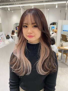 トゥルーズ 梅田店(TLUUS) 【TLUUSホワイトグレージュチェリーブラウンミニウルフ】